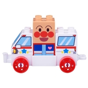 つながる！ひろがる！のりものブロック アンパンマンときゅうきゅうしゃ