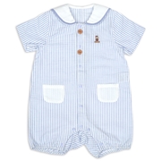 半袖プレオール　布帛　サックス