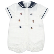 半袖プレオール　布帛　ネイビー