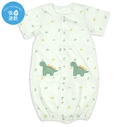 半袖ドレスオール総柄　吸水速乾　グリーン