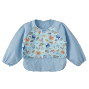 長袖 エプロン アンパンマン サックス