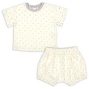 [乳児]セットアップ　パイル　オフホワイト