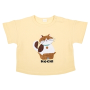 [ベビー]半袖Ｔシャツ　ワンポイント　ディズニー　モチ