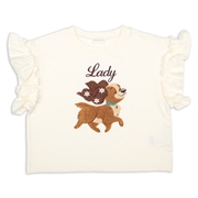 [キッズ]半袖Ｔシャツ　ワンポイント　ディズニー　レディ