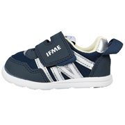 [12.5~14.5cm]イフミーベビーワンベルトシューズ　ネイビー