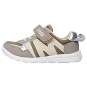 [15.0~17.0cm]イフミーライトゴム紐ベルトキッズシューズ　ベージュ