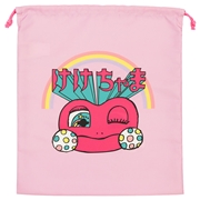 巾着大　けけちゃま　ピンク