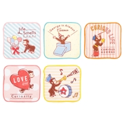 ミニタオル５Ｐ　ジョージワクワクプレイング