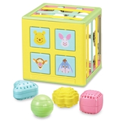 だしたりいれたり!ひも×ひも知育キューブ くまのプーさん