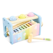 [アカチャンホンポ限定カラー]Hape (ハペ) タップ プレイ メロディーベンチ