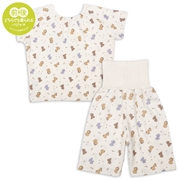 [ベビー]お着替え応援　半袖パジャマ　かぶり　アニマル