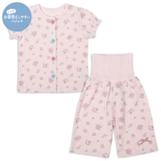 [ベビー]お着替え応援　半袖パジャマ　前開き　遊園地