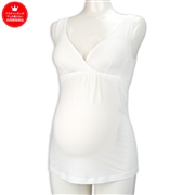 ママと赤ちゃんのためのさわやかタンクトップ　オフホワイト