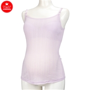 ママと赤ちゃんのためのさわやかメッシュキャミソール　パープル