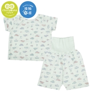 [ベビー]お着替え応援　半袖パジャマ　かぶり　車