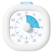 光でいまやる！時っ感タイマー 60分計 USB充電式 色と光で時間を実感 ホワイト