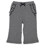 [キッズ]ジャガードパンツ　ブラック