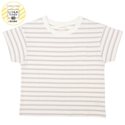 [キッズ]いつものＴシャツ　半袖　天竺素材　ベージュ