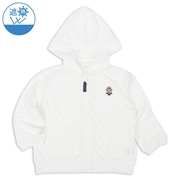 [ベビー]パーカー　遮熱　オフホワイト