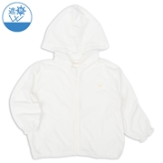 [ベビー]パーカー　遮熱　オフホワイト