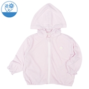[ベビー]パーカー　遮熱　ピンク
