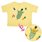 [ベビー]半袖　Ｔシャツ　きになるとうもろこし