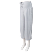 フレアルームパンツ　8分丈　グレー