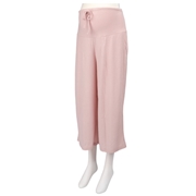 フレアルームパンツ　8分丈　ピンク