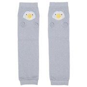 [ベビー]レッグウォーマー　ぺんぎん　グレー