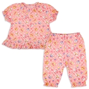 [キッズ]フリルパジャマ　アンパンマン　ピンク