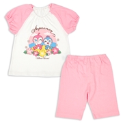 [キッズ]半袖パジャマ　アンパンマン　ピンク