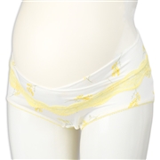 クロスショーツ　花柄　イエロー