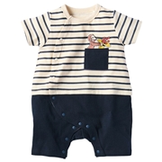 半袖プレオール　おさるのジョージ　ネイビー