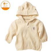 UVパーカー　モスリンガーゼ　ベージュ