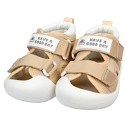 [12.5~14.0cm]テープサンダル　ベージュ