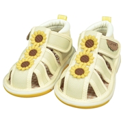 [12.5~14.0cm]お花サンダル　イエロー