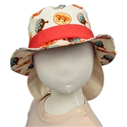 [48~52cm]日よけ付き帽子　アンパンマン　アイボリー