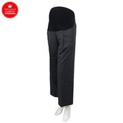 おなかｈｕｇパンツ（ワイドシルエット）　チャコールグレー