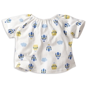 前後どちらでもＯＫＴシャツ　サックス