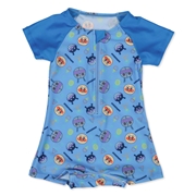 [ベビー]グレコ水着 アンパンマン サックス