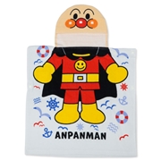 フード付きタオルポンチョ アンパンマン ベージュ