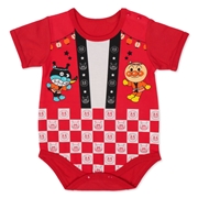 [ベビー]お祭りロンパス アンパンマン レッド