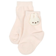 [ベビー]ぬいぐるみ付きソックス　うさぎ