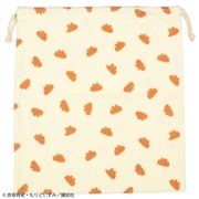 巾着Ｌ　パンどうぞ　パンいっぱい