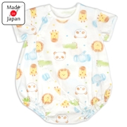 半袖　プレオール　水彩アニマル　ベージュ