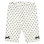 [ベビー]5分丈レギンス　ストレッチ天竺　オフホワイト