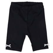 [ベビー]5分丈レギンス　ストレッチ天竺　ブラック