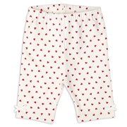 [ベビー]5分丈レギンス　ストレッチ天竺　レッド