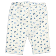 [ベビー]5分丈レギンス　ストレッチ天竺　ブルー