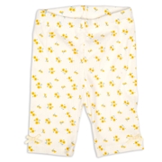 [ベビー]5分丈レギンス　リブジャガード　イエロー